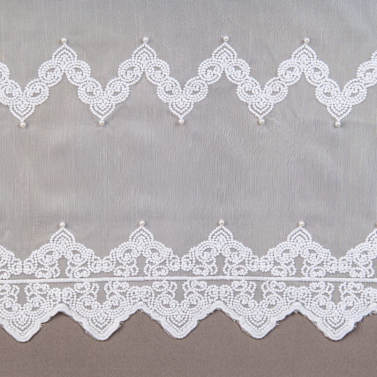 FIRANA HAFTOWANA 2 PASOWA Z PEREŁKAMI   280 CM  BIAŁA firanyfryzlewicz.pl  (1).jpg