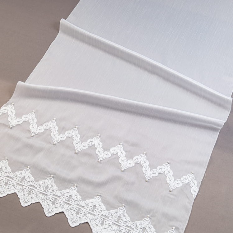 FIRANA HAFTOWANA 2 PASOWA Z PEREŁKAMI   280 CM  BIAŁA firanyfryzlewicz.pl  (2).jpg