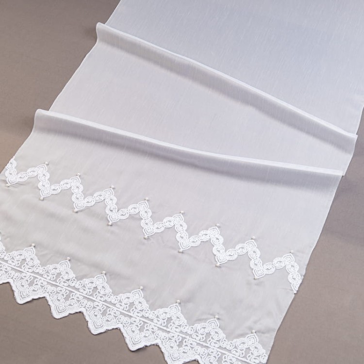 FIRANA HAFTOWANA 2 PASOWA Z PEREŁKAMI   280 CM  BIAŁA firanyfryzlewicz.pl  (3).jpg