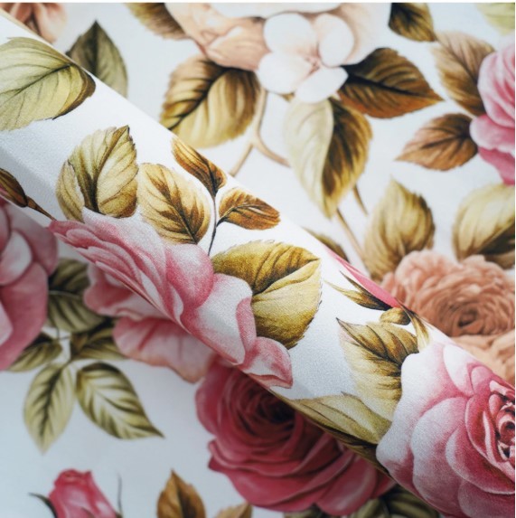 ZASŁONA RÓŻE SOFT VELVET BEŻOWO RÓŻOWE firanyfryzlewicz.pl 1.jpg