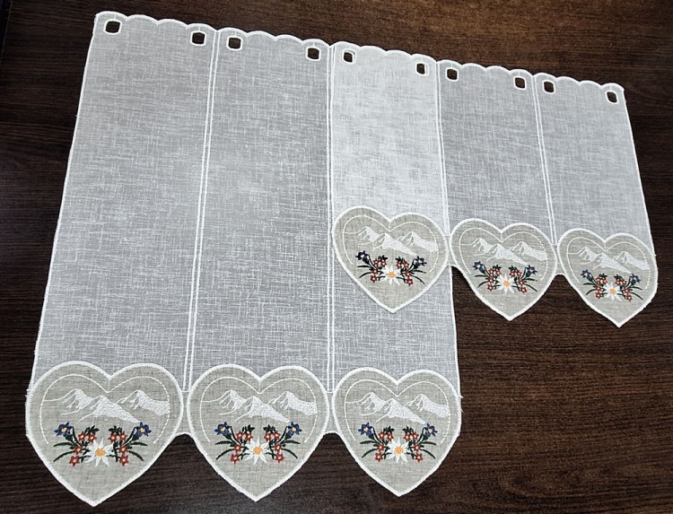 Zazdrostka z serduszkiem i haftem górskim FIRANYFRYZLEWICZ.PL   (3).jpg