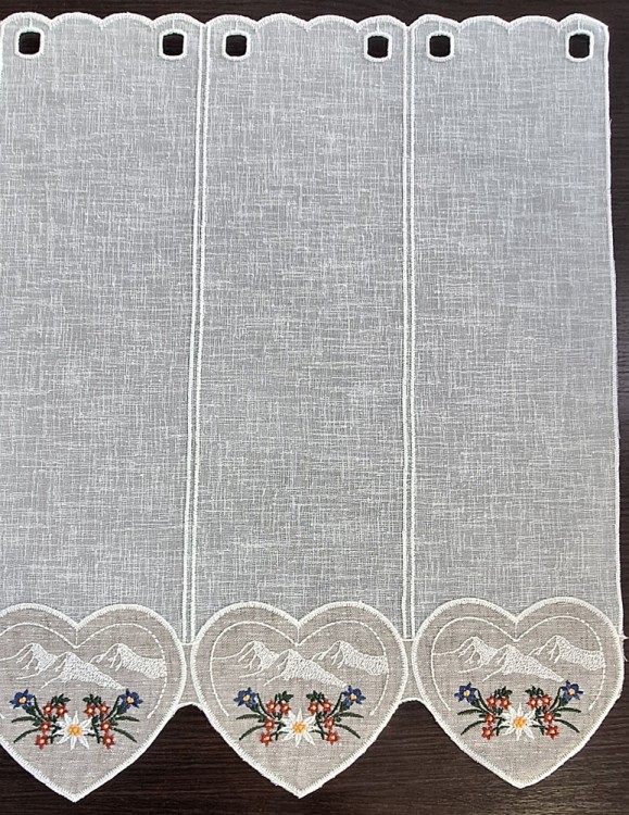 Zazdrostka z serduszkiem i haftem górskim FIRANYFRYZLEWICZ.PL   (4).jpg