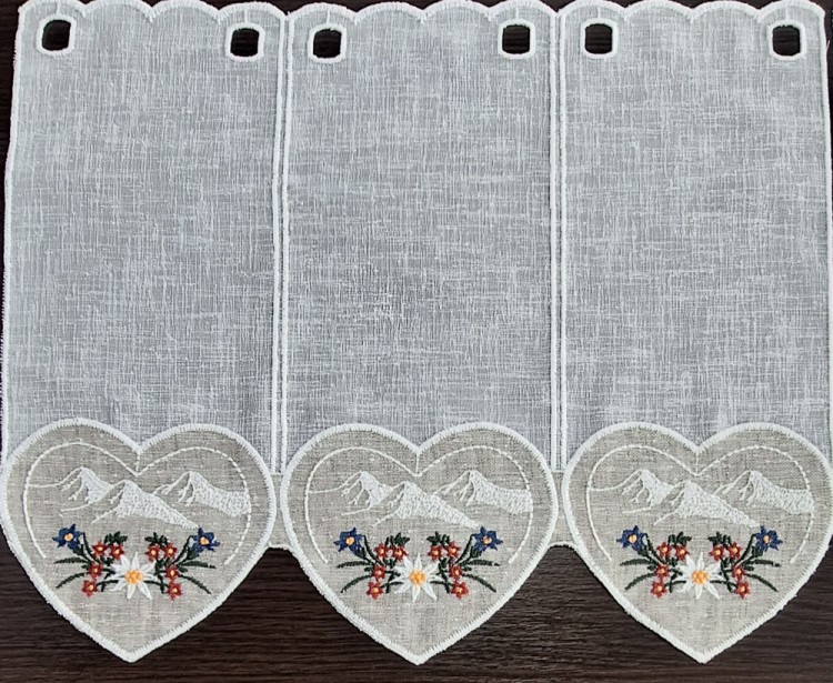 Zazdrostka z serduszkiem i haftem górskim FIRANYFRYZLEWICZ.PL   (5).jpg