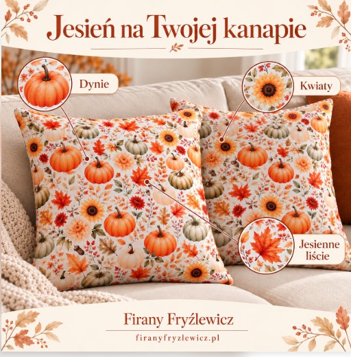 PODUSZKI DYNIE SZYCIE FIRAN I ZASŁON FRYŹLEWICZ ..jpg